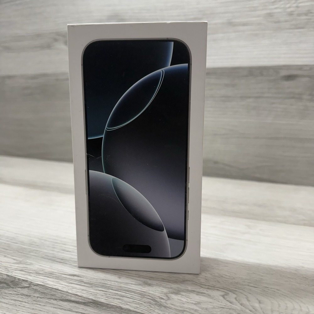 Apple iPhone 16 Pro Empty Box Only White Titanium 256GB Model A3083